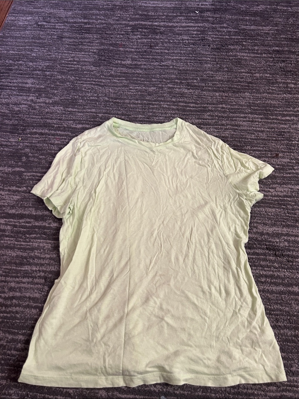 a new day Light Green Short Sleeve Crewneck Tee